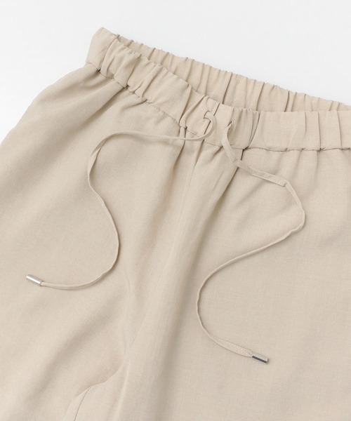 SENSE OF PLACE by URBAN RESEARCH（センスオブプレイスバイアーバンリサーチ）の「リネンライクセットアップ(テーパード)（ワンピース・レディース・ブラック/ライトベージュ/ベージュ・SMALL/MEDIUM）」の9枚目の写真