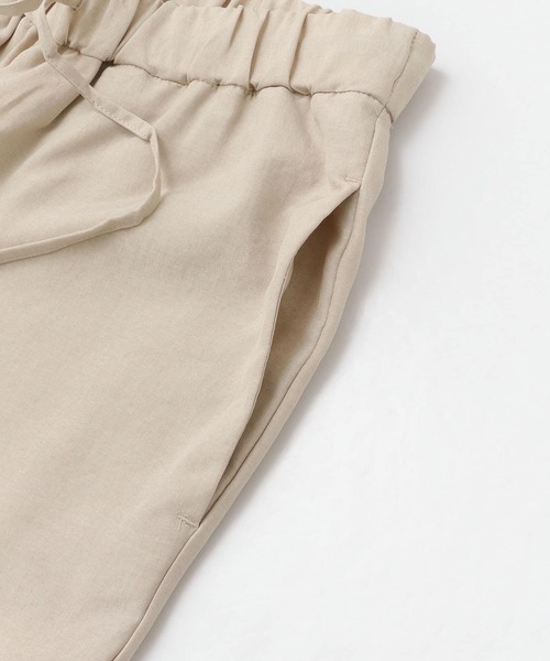 SENSE OF PLACE by URBAN RESEARCH（センスオブプレイスバイアーバンリサーチ）の「リネンライクセットアップ(テーパード)（ワンピース・レディース・ブラック/ライトベージュ/ベージュ・SMALL/MEDIUM）」の7枚目の写真