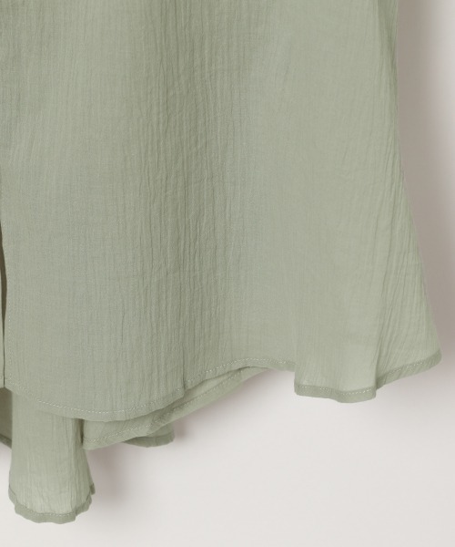 LOWRYS FARM（ローリーズファーム）の「ヨウリュウチュニックBL6S　887400（シャツ/ブラウス・レディース・ブラック/パープル/オフホワイト/カーキ・FREE）」の8枚目の写真