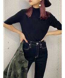 GYDA | ハーフスリーブニットTOPS(ニット/セーター)