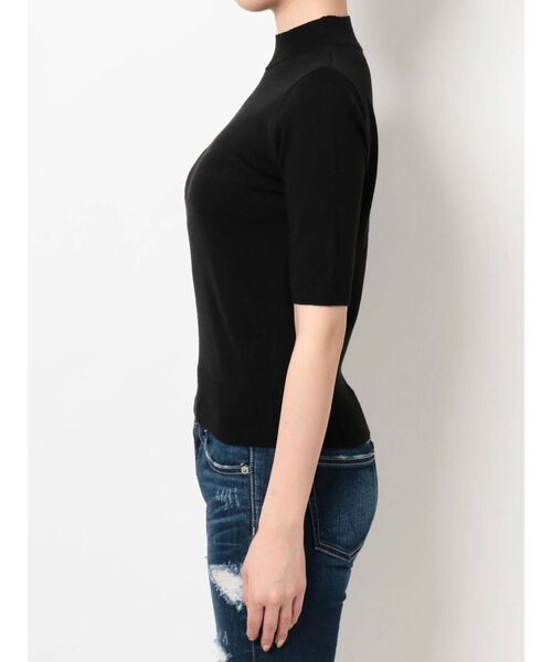 GYDA（ジェイダ）の「ハーフスリーブニットTOPS（ニット/セーター・レディース・ブラック/オレンジ/マスタード/ベージュ・FREE）」の21枚目の写真