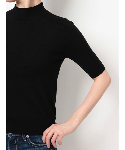 GYDA（ジェイダ）の「ハーフスリーブニットTOPS（ニット/セーター・レディース・ブラック/オレンジ/マスタード/ベージュ・FREE）」の18枚目の写真