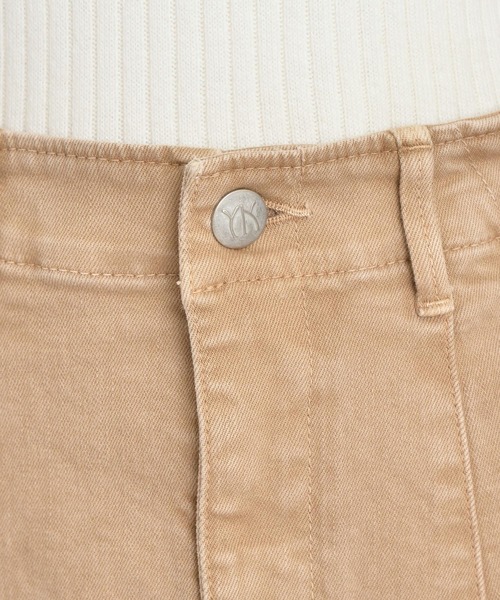 YANUK(ヤヌーク)の「センターシーム スカート - Center Seam Skirt(デニムスカート・レディース・ベージュ/グレイッシュベージュ/ブラウン・S/XS/M)」の6枚目の写真
