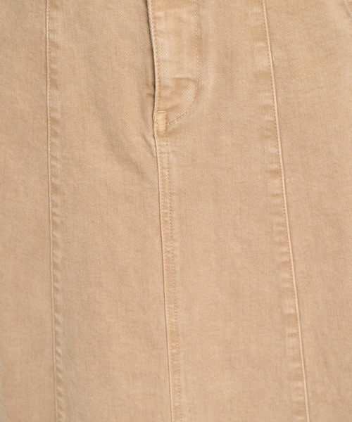 YANUK(ヤヌーク)の「センターシーム スカート - Center Seam Skirt(デニムスカート・レディース・ベージュ/グレイッシュベージュ/ブラウン・S/XS/M)」の9枚目の写真