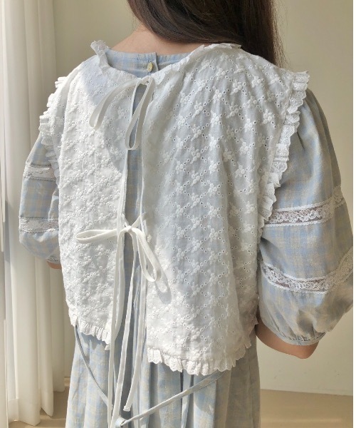 sakishimatokyo（サキシマトーキョー）の「【ZOZO限定】サキシマamp「オハナリボンノブラウスベスト」（ベスト・レディース・ホワイト・FREE）」の6枚目の写真