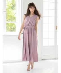 fifth | ウエストリボンカシュクールロングワンピース(ワンピース)