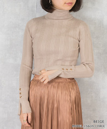 RANDA | ボタン付きニットプルオーバー(ニット/セーター)