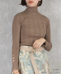 RANDA | ボタン付きニットプルオーバー(ニット/セーター)