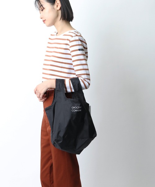 FREDRIK PACKERS（フレドリックパッカーズ）の「FREDRIK PACKERS / フレドリックパッカーズ  コンビニバッグ エコバッグ CONVENI BAG･･（エコバッグ/サブバッグ・レディース・グリーン/ライトブルー/パープル/ブラック/ピンク/グレー・FREE）」の8枚目の写真