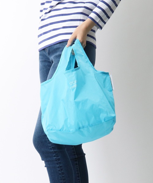 FREDRIK PACKERS（フレドリックパッカーズ）の「FREDRIK PACKERS / フレドリックパッカーズ  コンビニバッグ エコバッグ CONVENI BAG･･（エコバッグ/サブバッグ・レディース・グリーン/ライトブルー/パープル/ブラック/ピンク/グレー・FREE）」の11枚目の写真