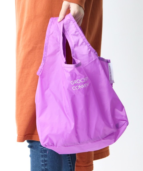 FREDRIK PACKERS（フレドリックパッカーズ）の「FREDRIK PACKERS / フレドリックパッカーズ  コンビニバッグ エコバッグ CONVENI BAG･･（エコバッグ/サブバッグ・レディース・グリーン/ライトブルー/パープル/ブラック/ピンク/グレー・FREE）」の12枚目の写真