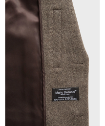 バナナ・リパブリック ヘリンボーン イタリアンメルトン トップコート Banana Republic（バナナリパブリック）の「ヘリンボーン