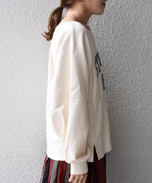 セール】【WEB限定/SHIPS別注】81BRANCA:カレッジスウェット