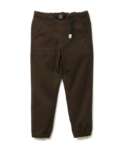 go slow caravan（ゴースローキャラバン）の「ストレッチツイル裏フリースベーカーパンツ（その他パンツ・メンズ・ブラウン/ベージュ/ブラック/カーキ・MEDIUM/LARGE/X-LARGE）」の3枚目の写真