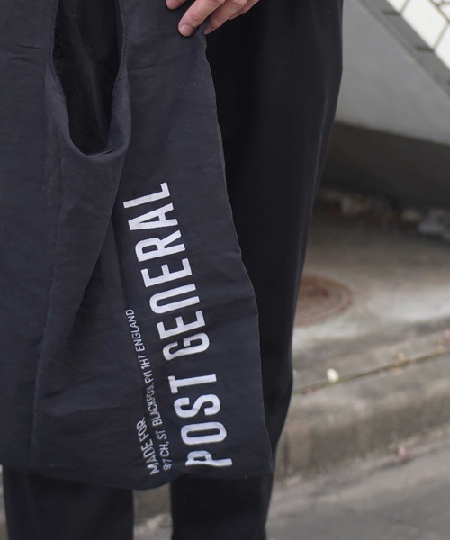 POST GENERAL（ポストジェネラル）の「【 POST GENERAL / ポストジェネラル 】 SHOPPER BAG / ショッパーバッグ（エコバッグ/サブバッグ・メンズ・ブラック/ベージュ/オリーブ/ホワイト・FREE）」の10枚目の写真
