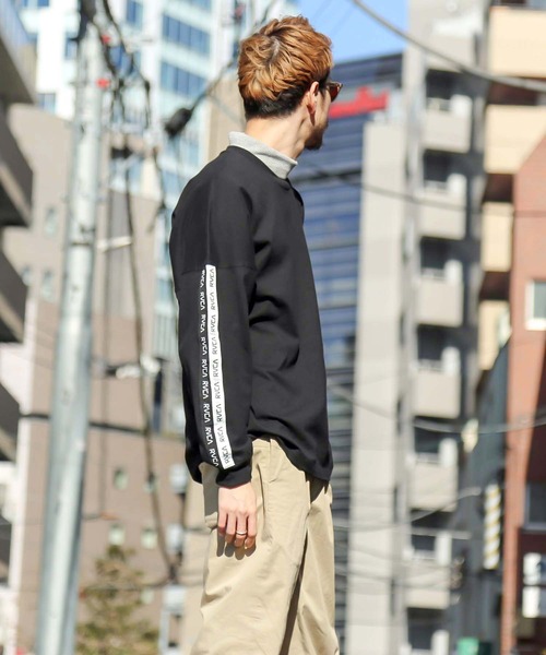 RVCA（ルーカ）の「RVCA メンズ  BIG BACK RVCA LT ロングスリーブＴシャツ【2021年春夏モデル】/ルーカ 長袖 ロンT（Tシャツ/カットソー・メンズ・ホワイト/ブラック/ベージュ・SMALL/MEDIUM/LARGE）」の8枚目の写真