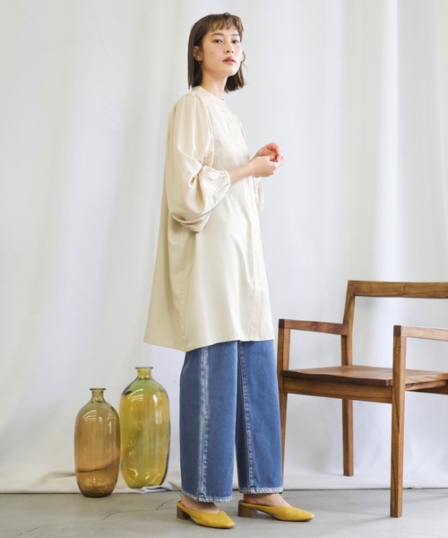 select MOCA(セレクトモカ)の「2021 SS ブリーチデニムパンツ(デニムパンツ・レディース・インディゴブルー・SMALL/MEDIUM)」の12枚目の写真