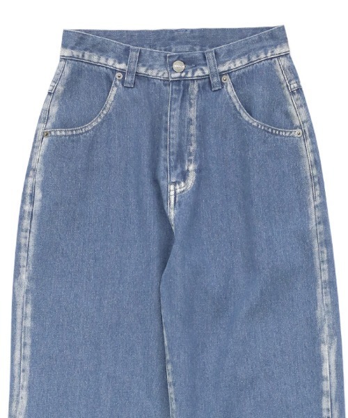 select MOCA(セレクトモカ)の「2021 SS ブリーチデニムパンツ(デニムパンツ・レディース・インディゴブルー・SMALL/MEDIUM)」の17枚目の写真