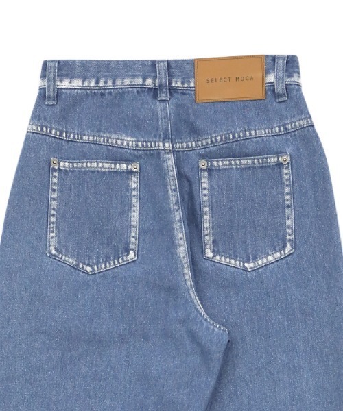 select MOCA(セレクトモカ)の「2021 SS ブリーチデニムパンツ(デニムパンツ・レディース・インディゴブルー・SMALL/MEDIUM)」の19枚目の写真