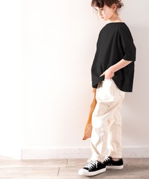 classicalelf | ≪キッズ≫綿100% 上質コットン。華奢見せ、ルーズプルオーバー(Tシャツ/カットソー)