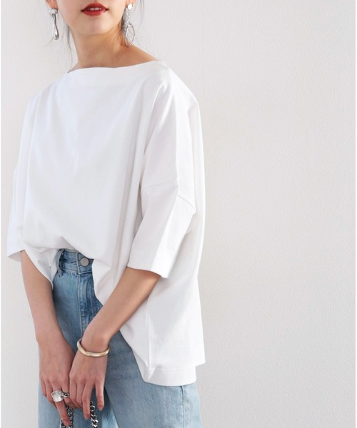 classicalelf（クラシカルエルフ）の「≪キッズ≫綿100%　上質コットン。華奢見せ、ルーズプルオーバー（Tシャツ/カットソー・キッズ・ホワイト/ブラック/モカ・130/140/150/160）」の11枚目の写真