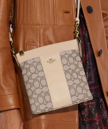 COACH | キット メッセンジャー クロスボディ シグネチャー ジャカード(ショルダーバッグ)