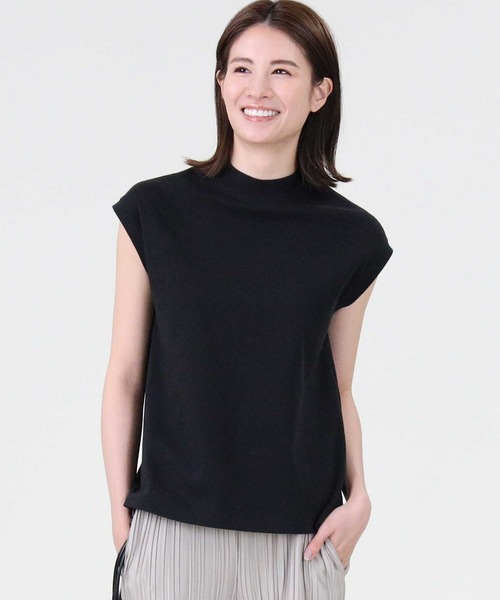 HONEYSUCKLE ROSE（ハニーサックルローズ）の「【HONEYSUCKLE ROSE】モクネックＴシャツ（Tシャツ/カットソー・レディース・ホワイト/ベージュ/ブラック・M/L）」の11枚目の写真