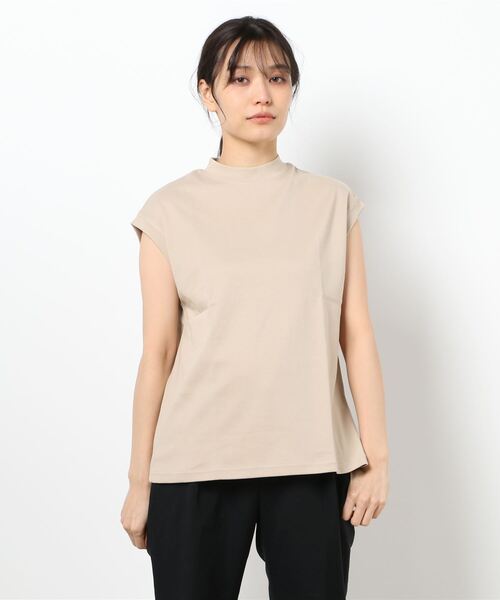 HONEYSUCKLE ROSE（ハニーサックルローズ）の「【HONEYSUCKLE ROSE】モクネックＴシャツ（Tシャツ/カットソー・レディース・ホワイト/ベージュ/ブラック・M/L）」の20枚目の写真