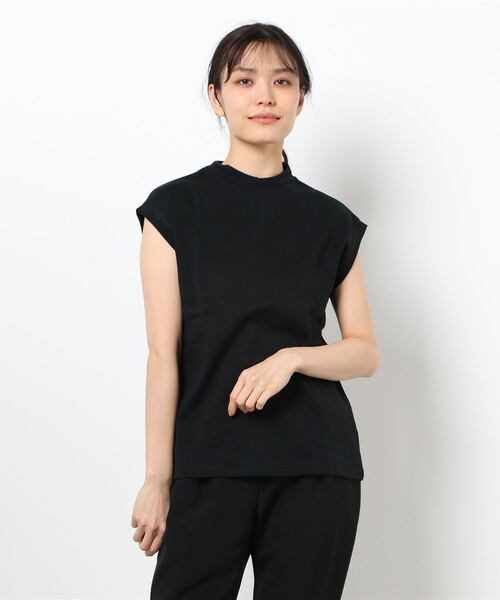 HONEYSUCKLE ROSE（ハニーサックルローズ）の「【HONEYSUCKLE ROSE】モクネックＴシャツ（Tシャツ/カットソー・レディース・ホワイト/ベージュ/ブラック・M/L）」の15枚目の写真