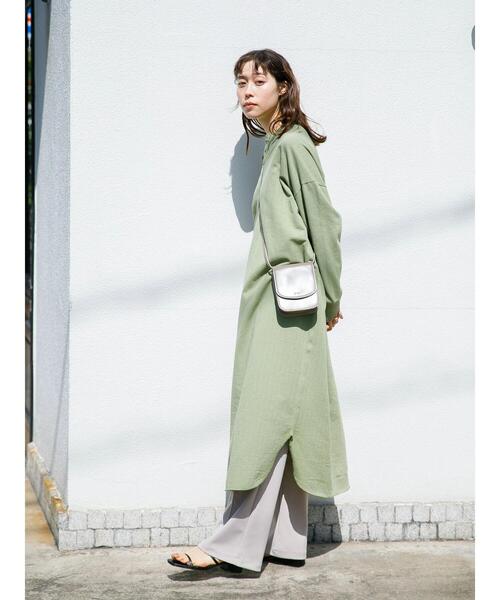 koe(コエ)の「ヘンリーネックワンピース*(ワンピース・レディース・ライトベージュ/ブラウン/カーキ・FREE)」の22枚目の写真