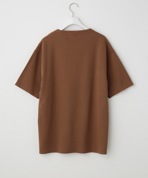 ADAM ET ROPE'(アダムエロペ)の「サーフニットスリットT(Tシャツ/カットソー・メンズ・ホワイト/ブラウン/カーキ・M/L)」の6枚目の写真