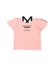 JENNI love | バッククロスフレアスリーブTシャツ(Tシャツ/カットソー)