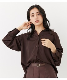 rienda | シンプルレディーシャツ(シャツ/ブラウス)