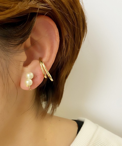 tone(トーン)の「【Kodemari】iroiro cuff set イヤリング(イヤリング・レディース・その他1・FREE)」の1枚目の写真