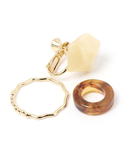 GLOBAL WORK（グローバルワーク）の「マルチWAYイヤリング/943496（イヤリング・レディース・オフホワイト/ピンク/ライトグレー・FREE）」の11枚目の写真