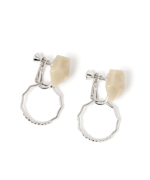 GLOBAL WORK（グローバルワーク）の「マルチWAYイヤリング/943496（イヤリング・レディース・オフホワイト/ピンク/ライトグレー・FREE）」の8枚目の写真