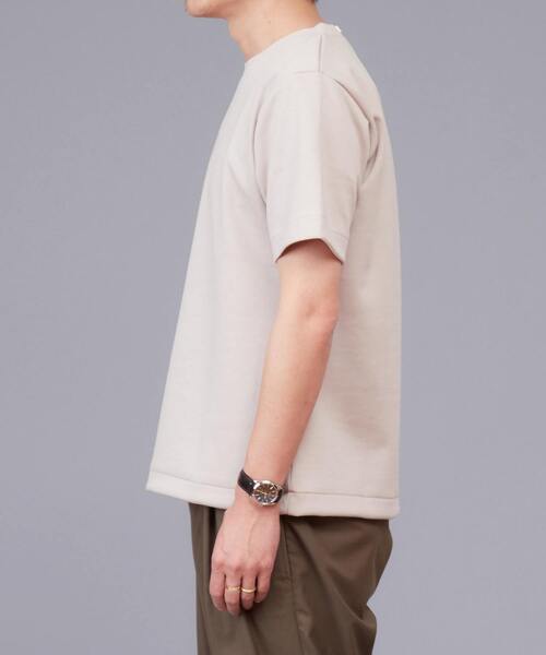 EYE. D WEARing（アイディウェアリング）の「EYE.D WEARingハイゲージダブルエアーＴシャツ（Tシャツ/カットソー・メンズ・ホワイト/ベージュ系その他/ネイビー・3/4/5）」の11枚目の写真