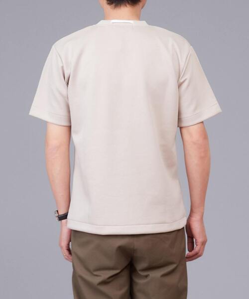 EYE. D WEARing（アイディウェアリング）の「EYE.D WEARingハイゲージダブルエアーＴシャツ（Tシャツ/カットソー・メンズ・ホワイト/ベージュ系その他/ネイビー・3/4/5）」の12枚目の写真