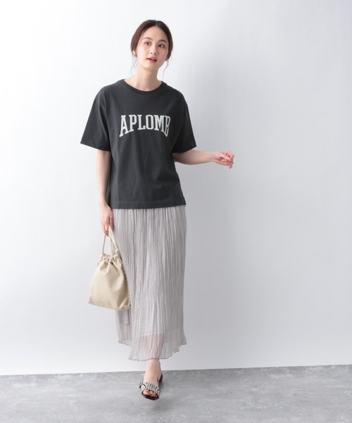 GLOBAL WORK（グローバルワーク）の「ワッシャープリーツスカート/942427（スカート・レディース・チャコールグレー/その他/グレー系その他/イエロー系その他4・FREE）」の20枚目の写真