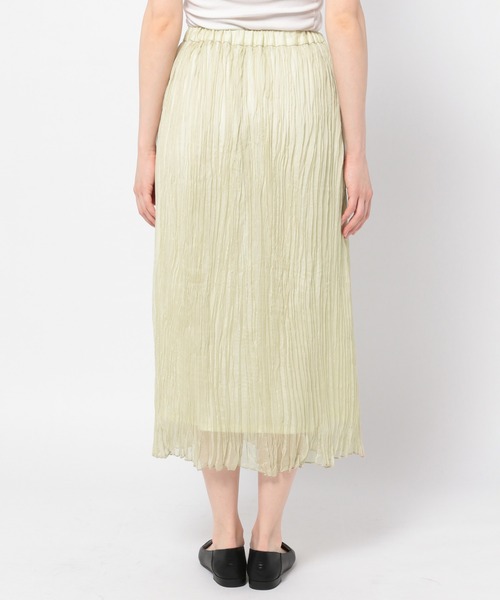 GLOBAL WORK（グローバルワーク）の「ワッシャープリーツスカート/942427（スカート・レディース・チャコールグレー/その他/グレー系その他/イエロー系その他4・FREE）」の14枚目の写真