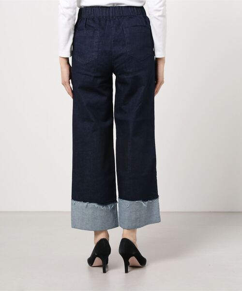 Figments(フィグメンツ)の「フィッシャーマンデニムパンツ(デニムパンツ・レディース・インディゴブルー/ブルー系その他・FREE)」の4枚目の写真