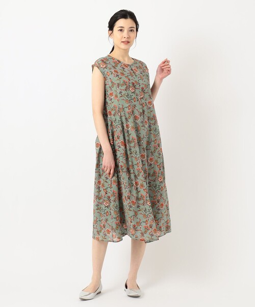 Park シェアパーク のファッション 洗える ノースリーブワンピース ワンピース Share