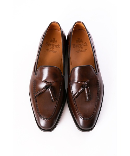 Berwick1707（バーウィック）の「Berwick バーウィック タッセルローファー 5127 ダイナイト ソール（ローファー・メンズ・ブラック/ダークブラウン・6/8/6.5/7/7.5/5.5/5）」の6枚目の写真