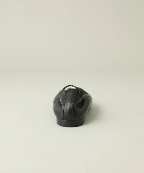 BEAUTIFUL SHOES(ビューティフルシューズ)の「【BEAUTIFUL SHOES(ビューティフルシューズ)】バレエシューズ BSS1712012(バレエシューズ・レディース・ブラック・23/24/23.5)」の2枚目の写真
