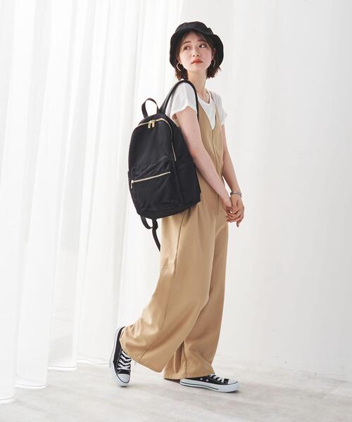 coen(コーエン)の「【2セットアイテム】Tシャツ×キャミサロペット#(サロペット/オーバーオール・レディース・オフホワイト/ブラック/ベージュ/ライム・MEDIUM/LARGE)」の17枚目の写真