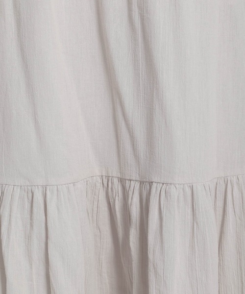 niko and...（ニコアンド）の「楊柳マキシ切り替えスカート（スカート・レディース・グリーン/レッド/チャコール/ライトグレー・LARGE/MEDIUM）」の17枚目の写真