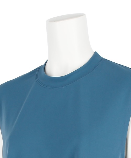 G.V.G.V.(ジーヴィージーヴィー)の「SADE SLIT TOP(Tシャツ/カットソー・レディース・ブルー/ブラック・ONE SIZE)」の6枚目の写真