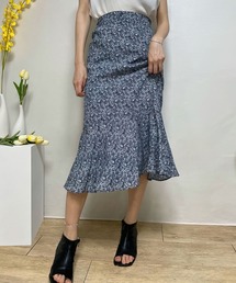 me+em select | 小花柄ミモレマーメイドスカート(スカート)
