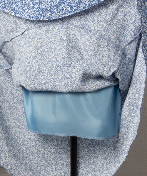 me+em select（ミームセレクト）の「小花柄ミモレマーメイドスカート（スカート・レディース・パープル/ネイビー/ブルー・FREE）」の16枚目の写真