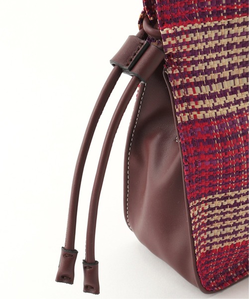 LE TALON（ルタロン）の「LE TALON フリンジラフィアバッグ（トートバッグ・レディース・ベージュ/ネイビー/ピンク・FREE）」の14枚目の写真